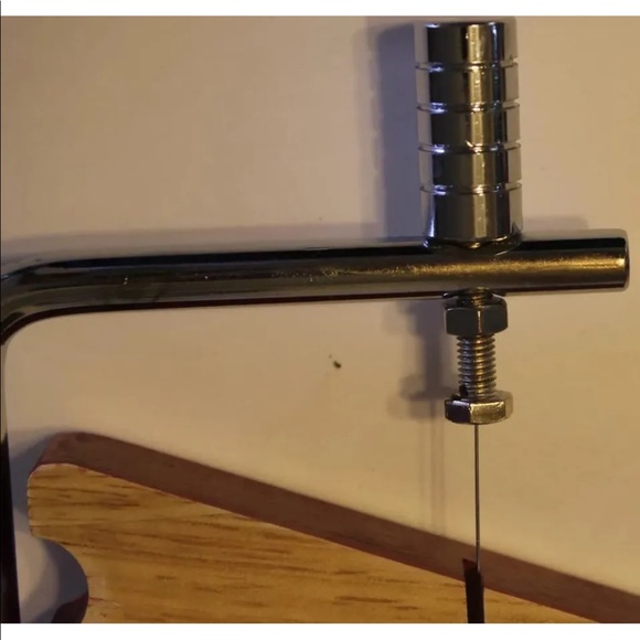 Abbott Wooden Cheese Cutter Mouse Like Design Hard Wood With Stainless Cutter - Picture 3 of 12